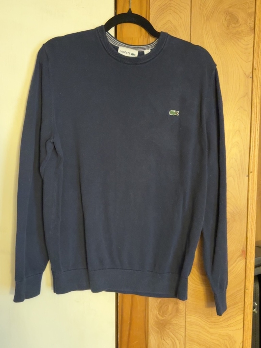 Men’s Lacoste crewneck sweater